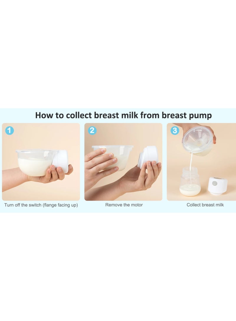 S12 Hands Free Electric Breast Pumps Mother Milk Extractor Portable Breast Pump Wearable Wireless Breastpump (27MM Single)