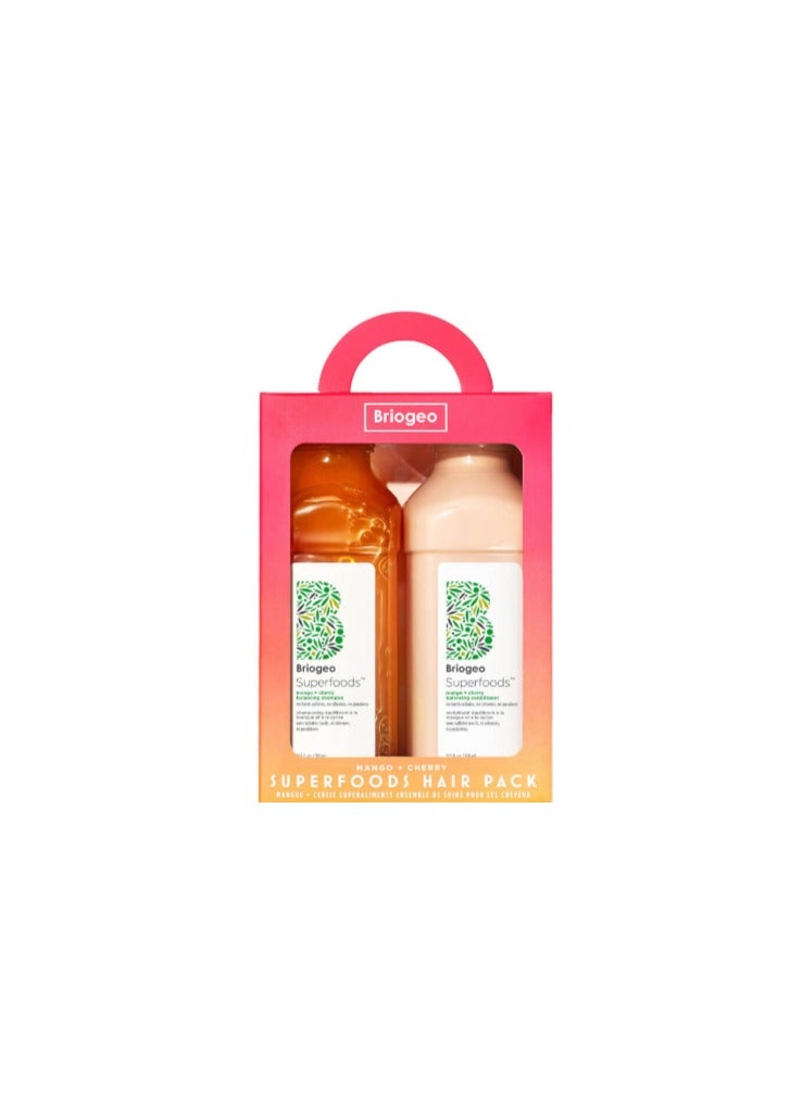 BRIOGEO SUPERFOOD MANGO + CHERRY SUPERFOODS HAIR PACK