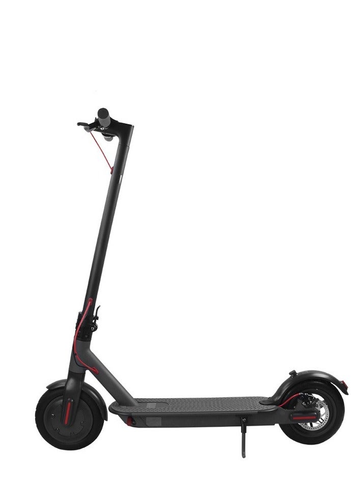 COOLBABY Electric Scooter Adults Foldable Sports Scooter Electric Bike for Adults, 8.5 Inch Tires, Up to 20 Miles Range & 15.5Mph, 350W,Bright Headlight, Double Brake Black