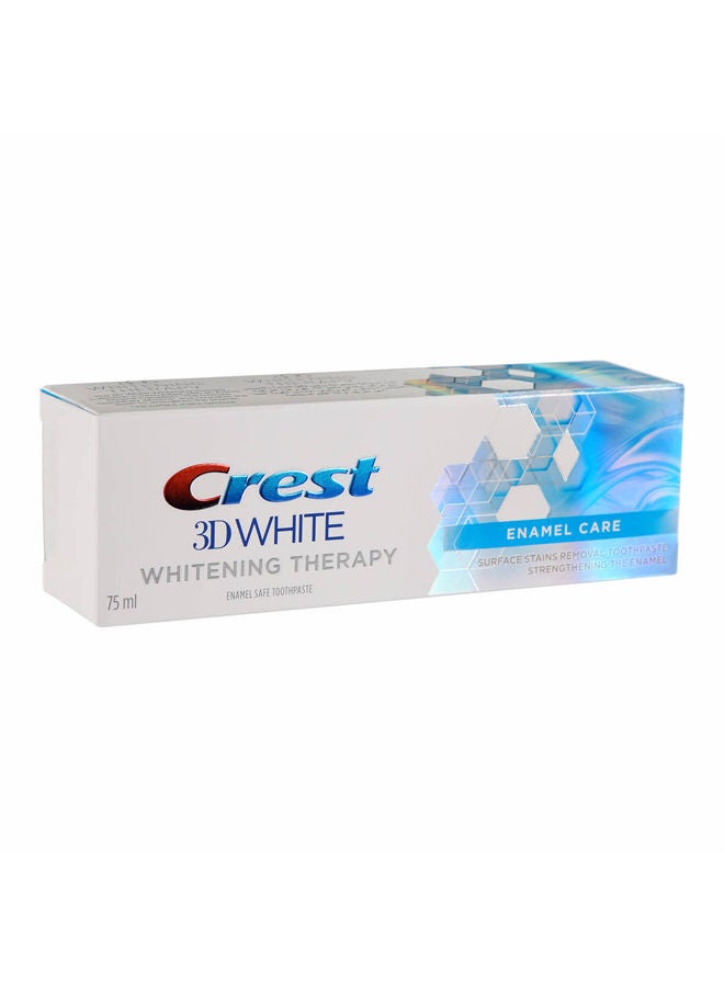 3D White Whitening Therapy Toothpaste - Enemal Care 75ml