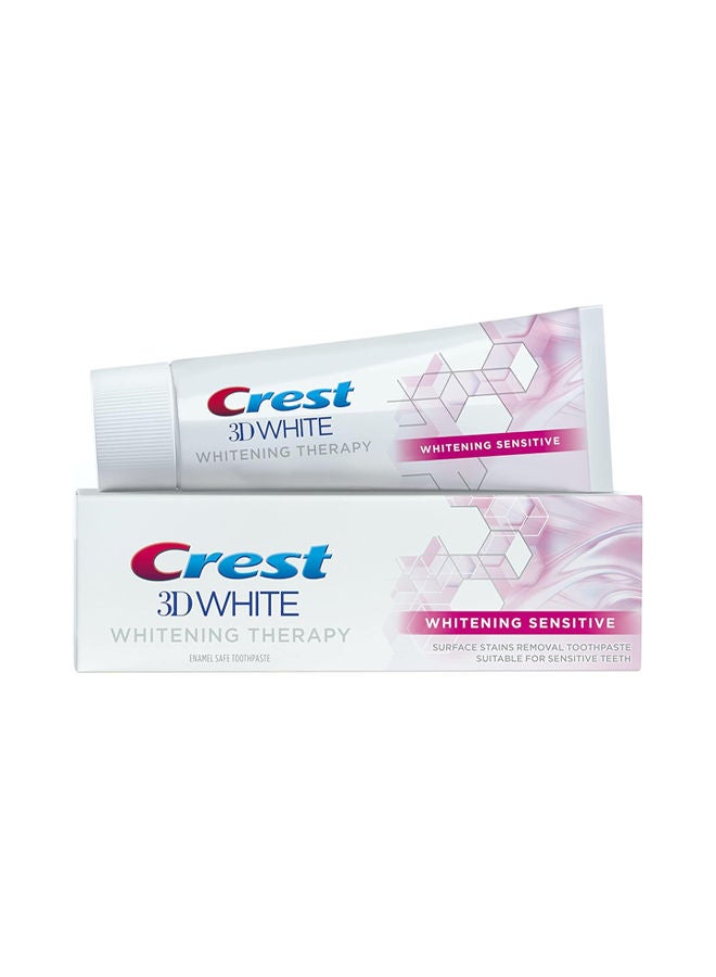 3D White Whitening Therapy Toothpaste - Whitening Sensitive 75ml