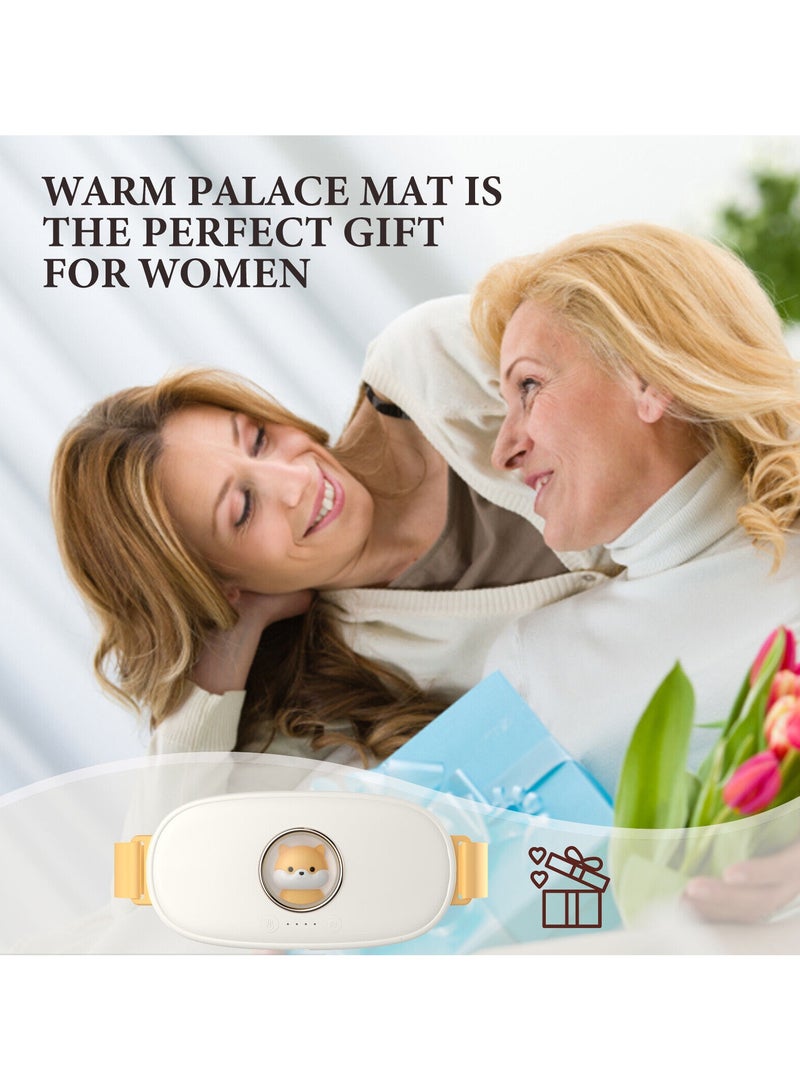 Female Menstrual Heating Pad Warming Waist Belt Portable Type C Rechargeable