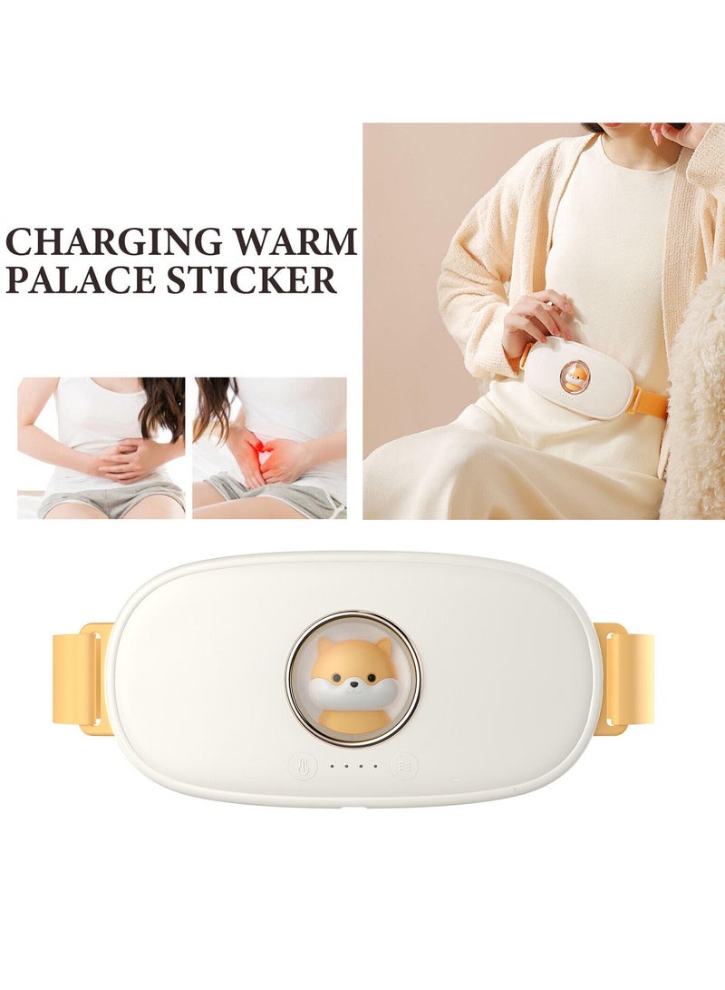 Female Menstrual Heating Pad Warming Waist Belt Portable Type C Rechargeable