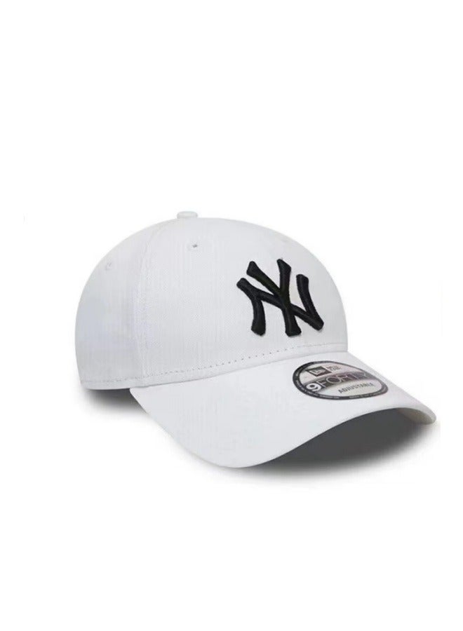 New Era 9Fort New York Yankees Baseball Hat Duck billed Hat Sun Hat Pointed Hat Sun Hat Pure Cotton Men's and Women's Hat Baseball Outdoor