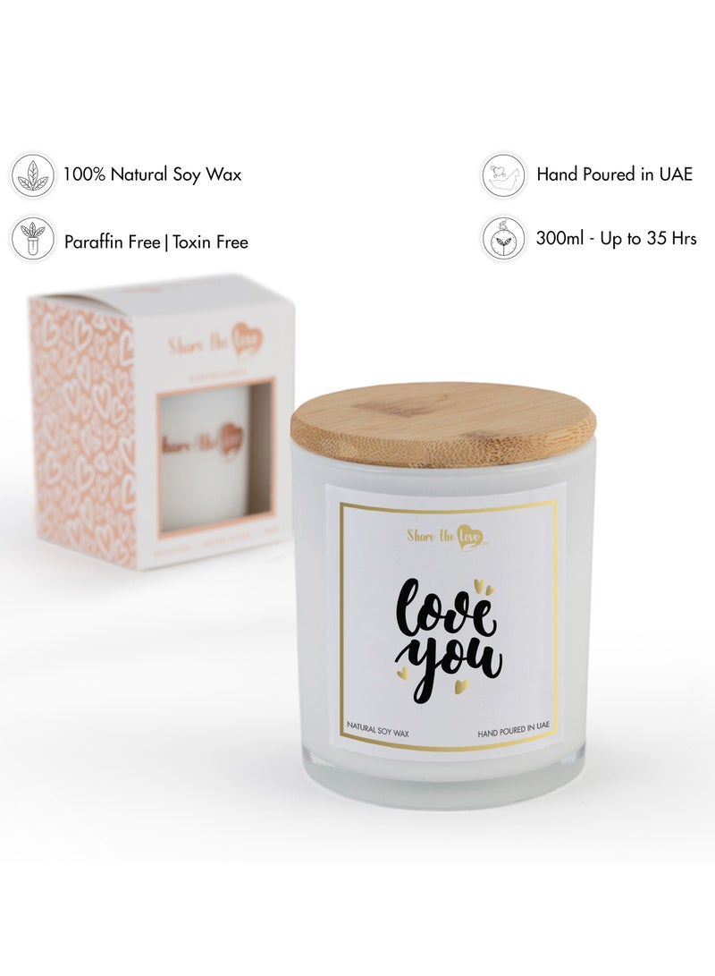Love You - Scented Soywax Candle