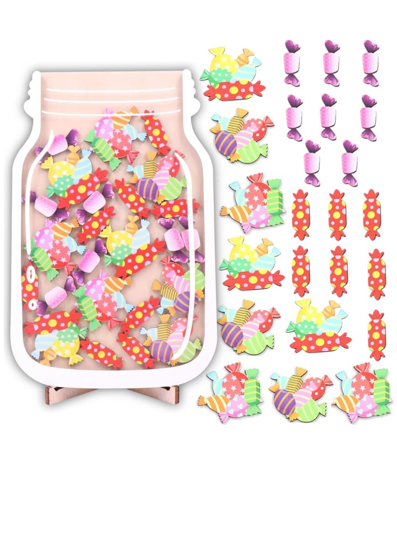 Gifts Reward Chart for Kids, Toddlers Magnetic Reward Jar Reward Chart Set Personalized Candy Reward Jar Chore Chart for Boys Girls Good Behavior Home Training Rewards Jar Gift