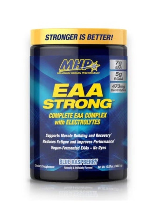 Eaa Strong Complete Eaa Complex With Electrolytes, Blue Raspberry Flavour, 30 Servings