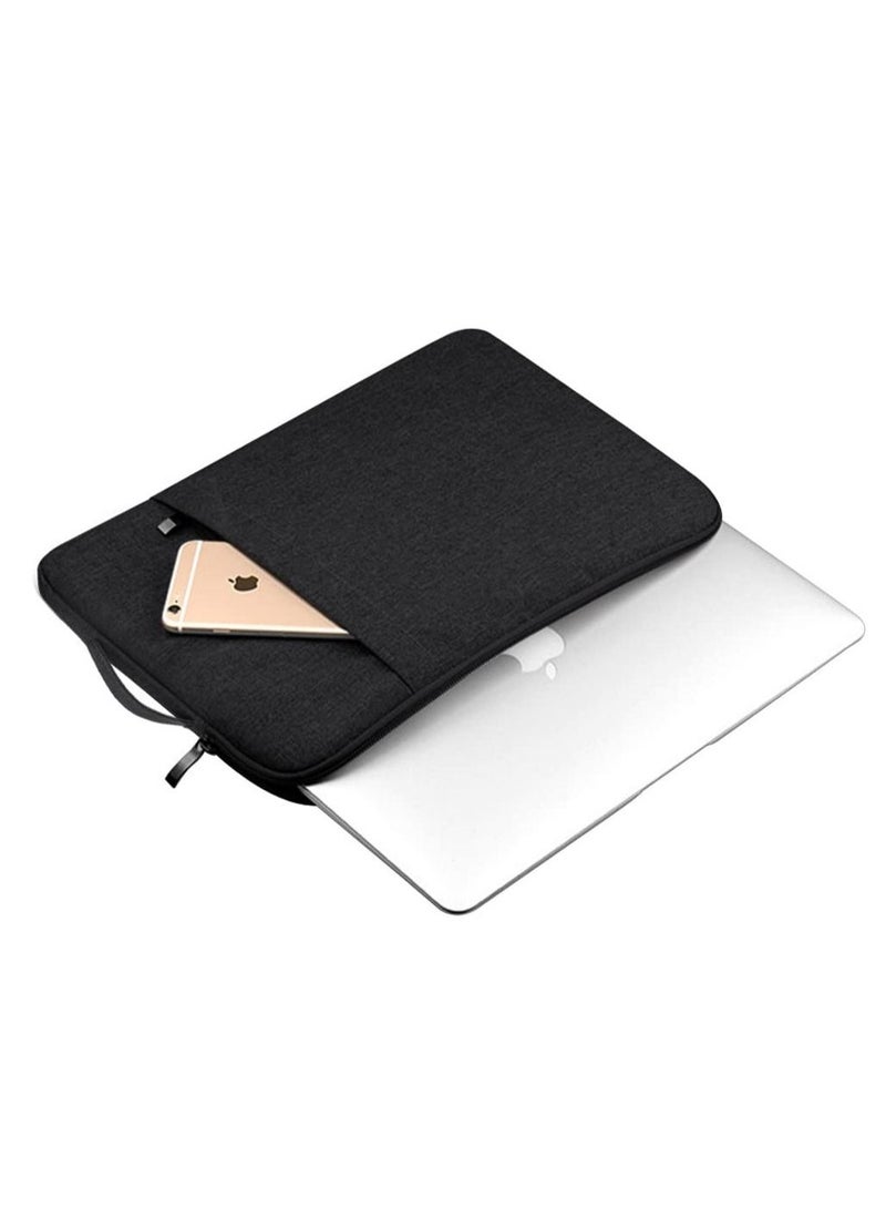 Shockproof Fabric Laptop Sleeve Pouch Bag Case For MacBook Air 14 Inch A1466 A1369 Laptop Black