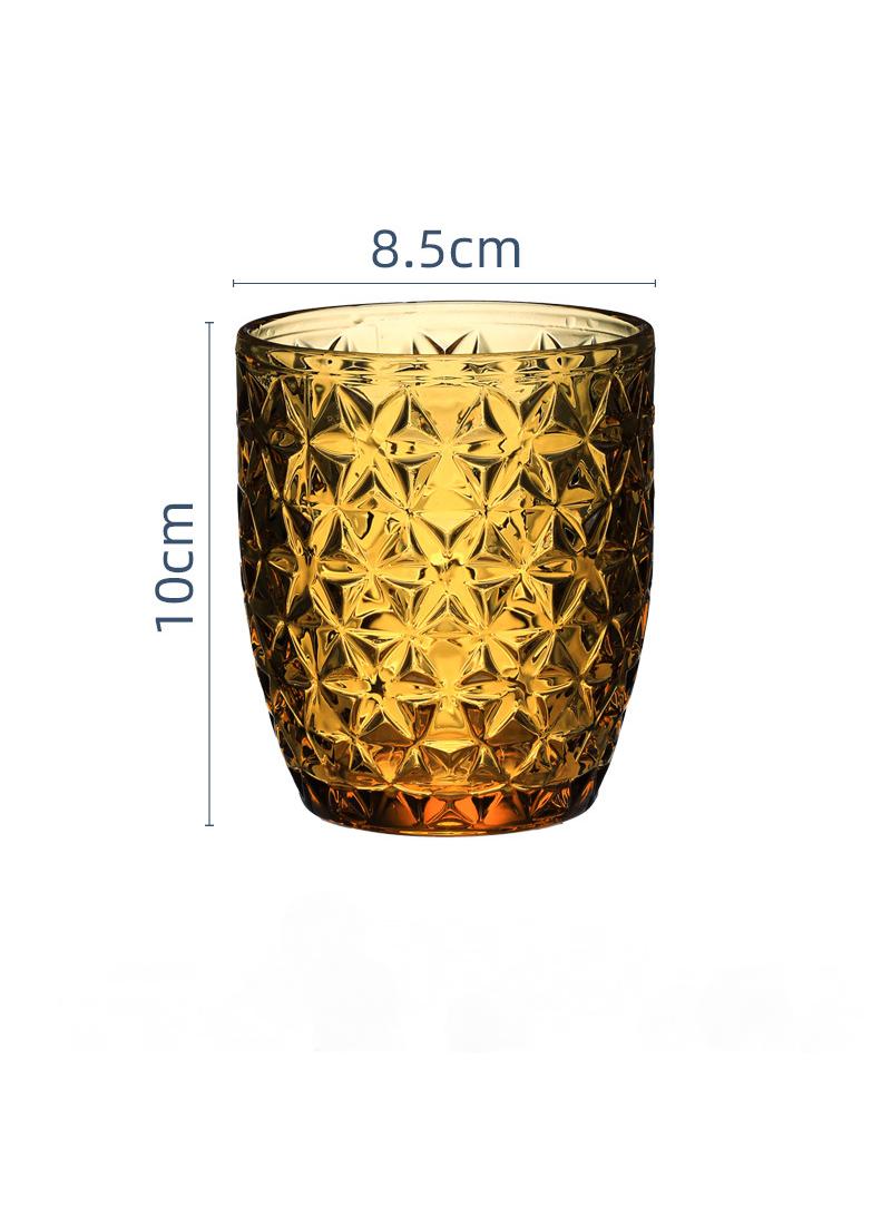 European Style Embossed Vintage Glass