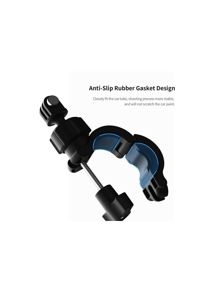 TELESIN Universal Handlebar Clamp with 360° Ball Head