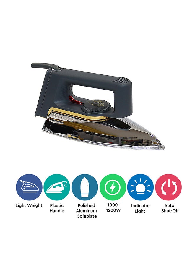 Iron - Dry Silver 1200W 1200.0 W NDI567P Black