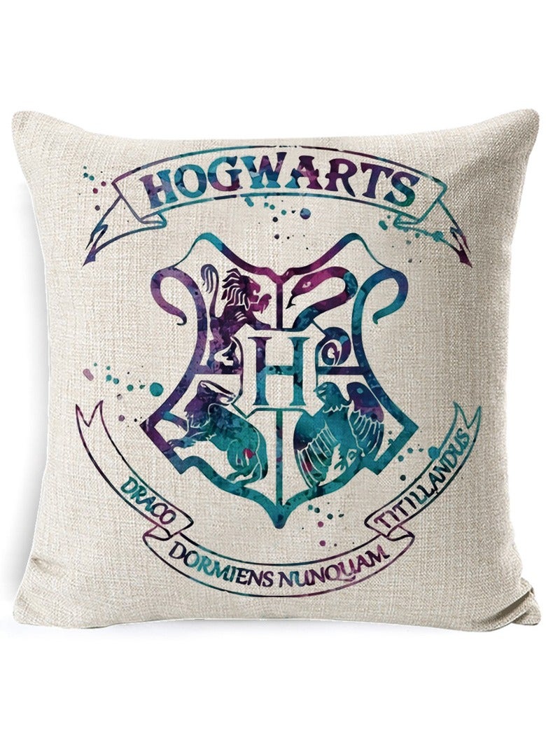 Harry Potter Goblet of Fire Linen Throw Pillow Cover