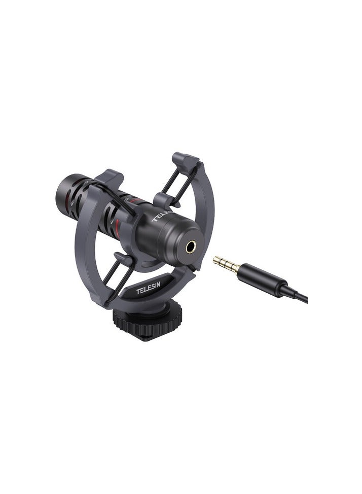 TELESIN MIC-VM02 Ultracompact Camera-Mount Shotgun Microphone