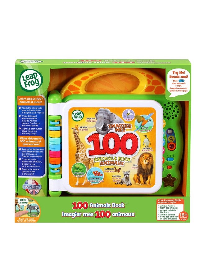 100 Animals Book (Bilingual Englishfrench)