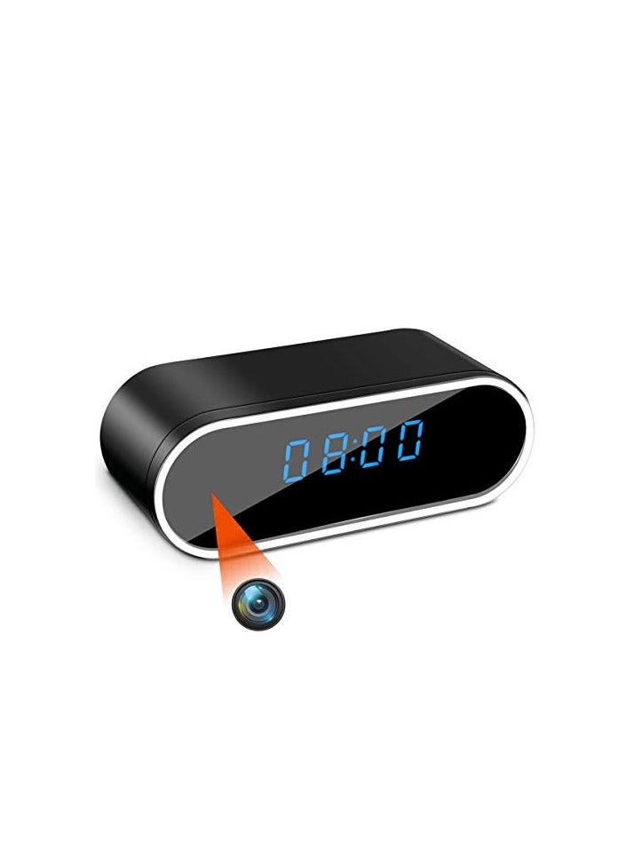Wifi Digital Clock With Camera Black
