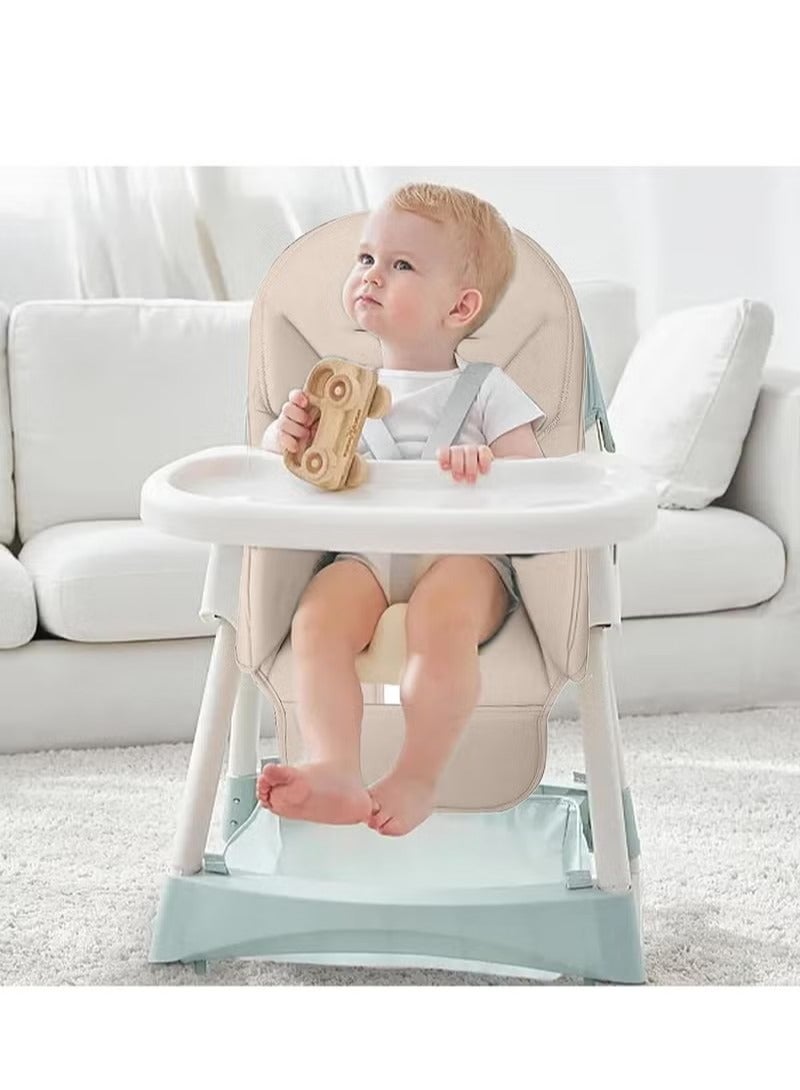 Baby leather PU dining chair seat baby table seat cushion
