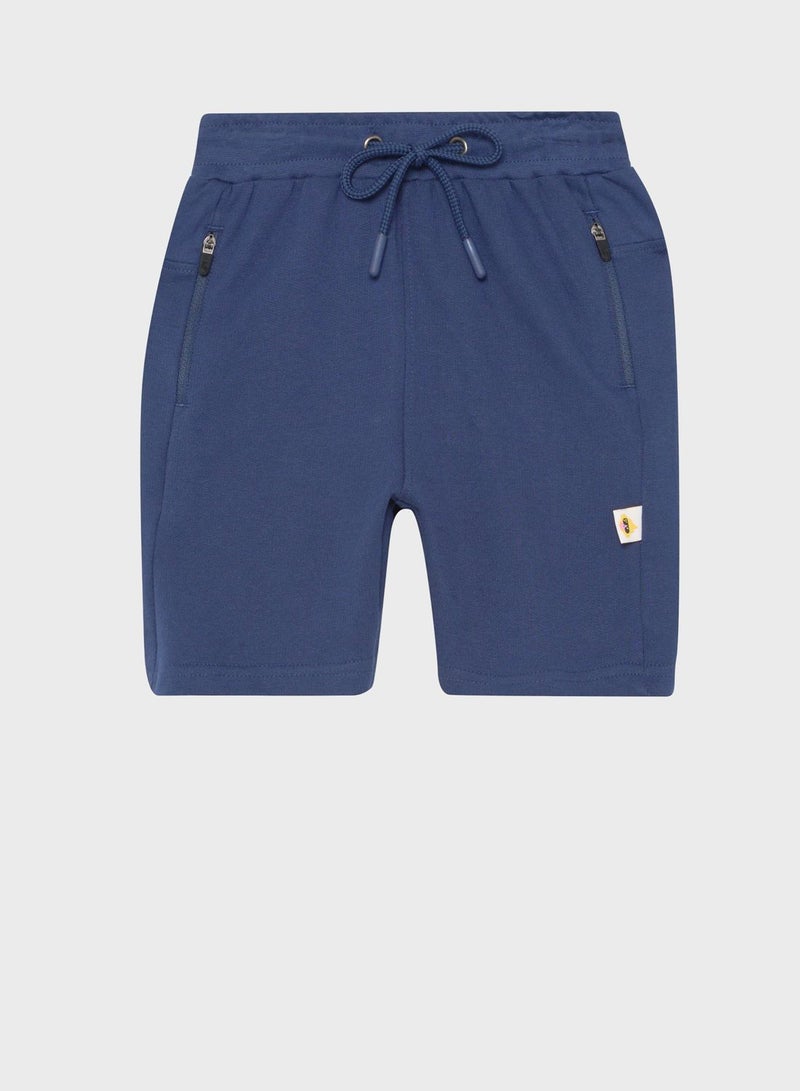 Kids Zip Through Shorts