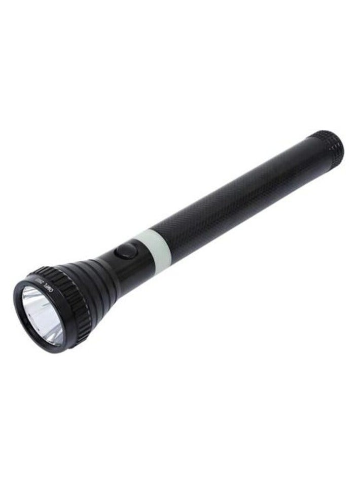 Olsenmark - OMFL2503 Rechargeable LED Flashlight, 289 MM - Super Bright CREE- LED Torch Light - Built-in Battery 1900 mAh, NI-CD Batter