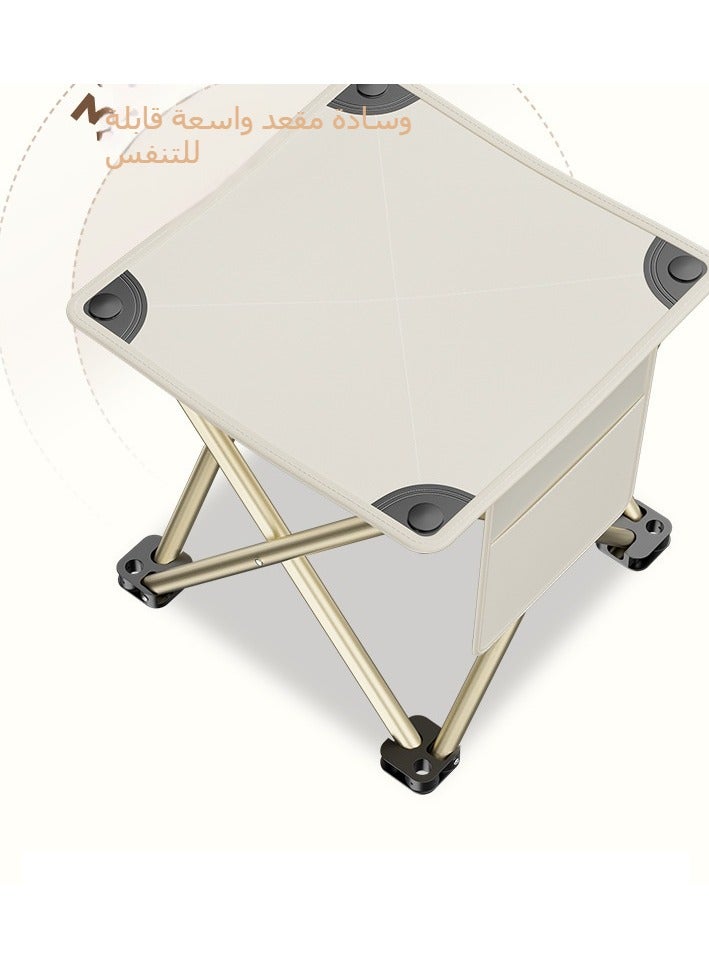 Portable Outdoor Camping Chair - Compact and Comfortable Backpacking Folding Chair for Hiking, Fishing, Beach, and Picnic