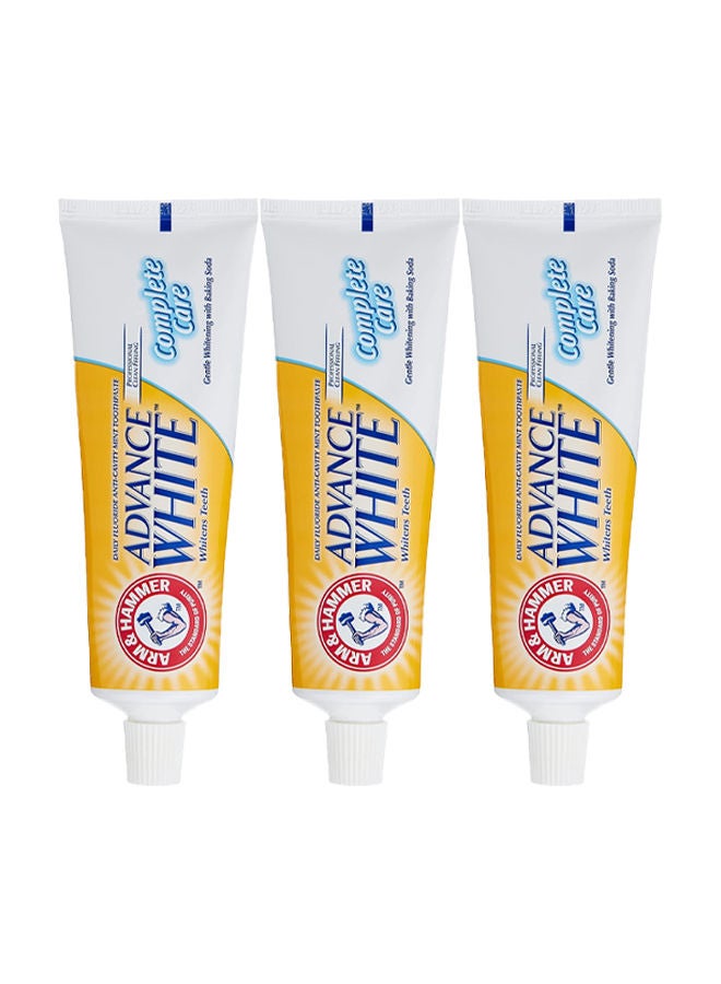 Advance White Whitens Teeth Toothpaste - Complete Care 115g Pack of 3