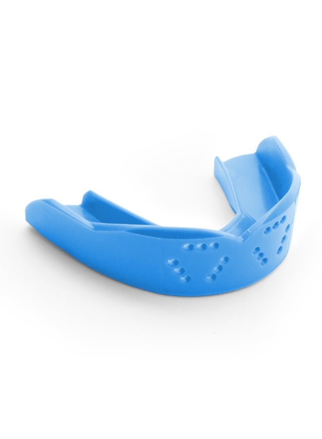 SISU 3D Oral Care Mouthguard Youth Electric Blue Thermo Polymer 2 Mm - Set of 1