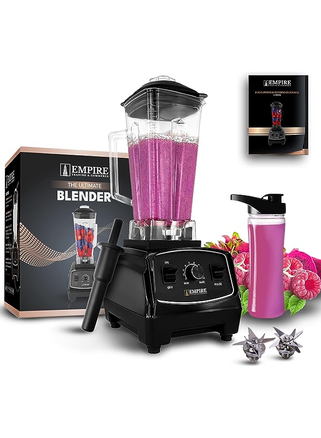 Blender Smoothie Maker 2200W, 10 Adjustable Speeds Smoothie Blender with 2L BPA-Free Container, 30,000RPM High-Speed Blenders with Multiple Blades, Professional Blenders for Kitchen