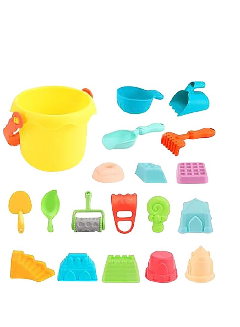 Assorted Color 16-Piece Sand Toys Set for Ultimate Outdoor Fun | Perfect for Summer Playtime