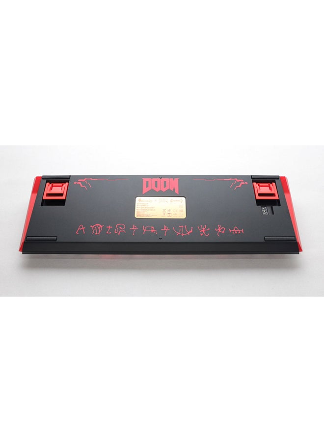 Ducky Doom, RGB, SF 65%, Cherry Red Key Gaming Keyboard
