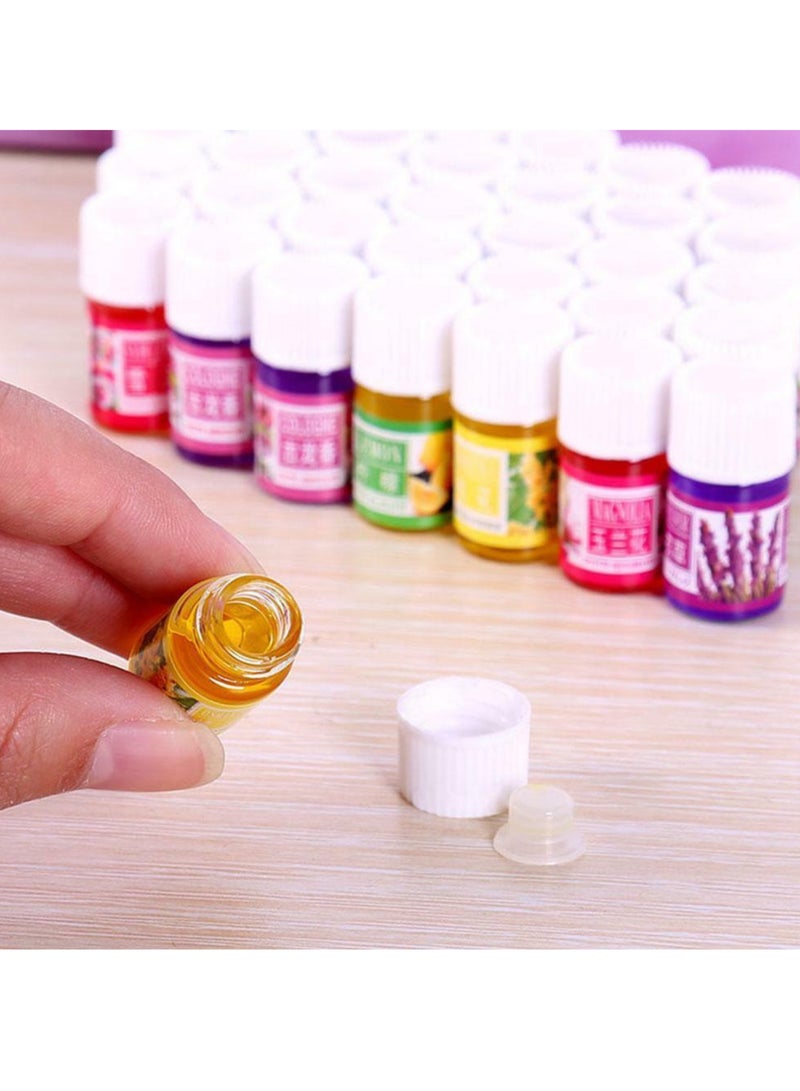 12Pcs Water Soluble Essential Oils, 3ml Air Purifier Essentials Oils, Oil Persistent Plant Extract Body Aromatherapy Lamp Relieve Stress Supplies for Diffuser