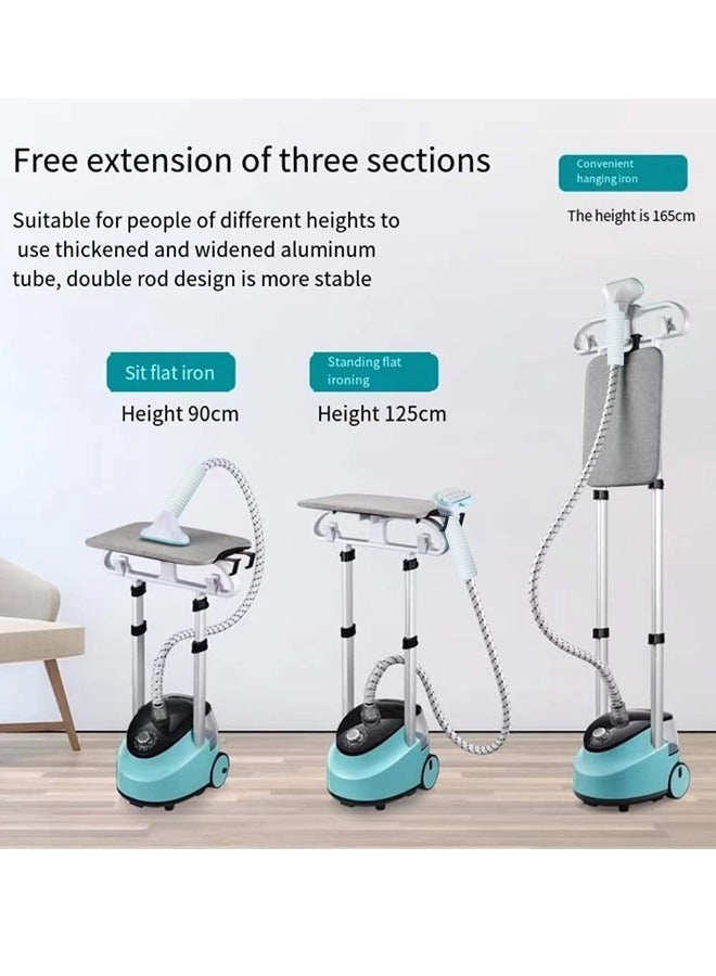 Garment Steamer for Clothes,Freestanding garment_steamer,Clothes Steamer,Fast Heating,1.5L,2000W, with Hanger and Board