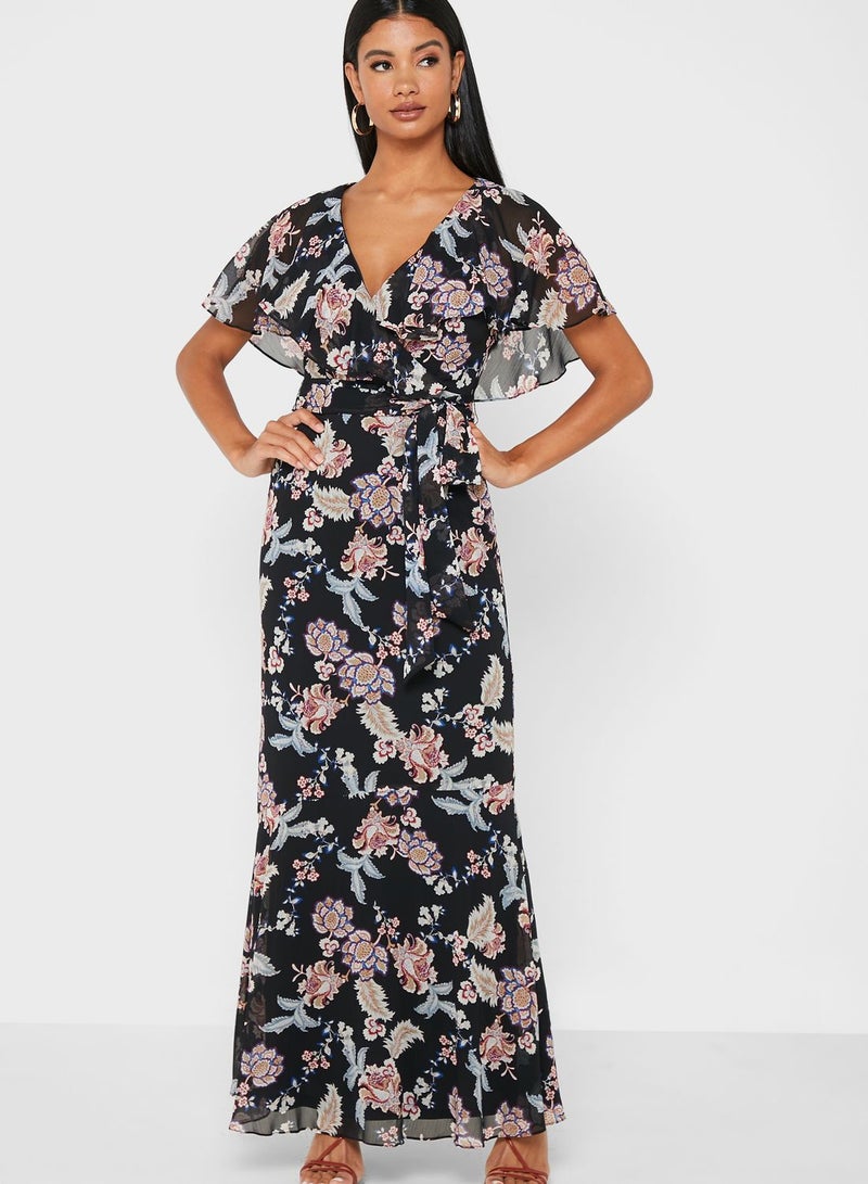 Darrina Floral Print Dress