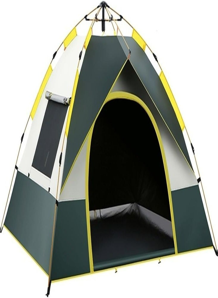 Tent Outdoor Automatic Quick-Opening Camping Tent Rainproof Multi-person Camping with Two Doors and Two Windows