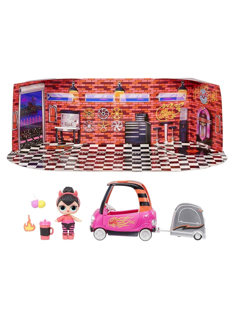 LOL Surprise Furniture BB Auto Shop with spice doll and 10+ Surprises Doll Car Set Accessories 320Ml