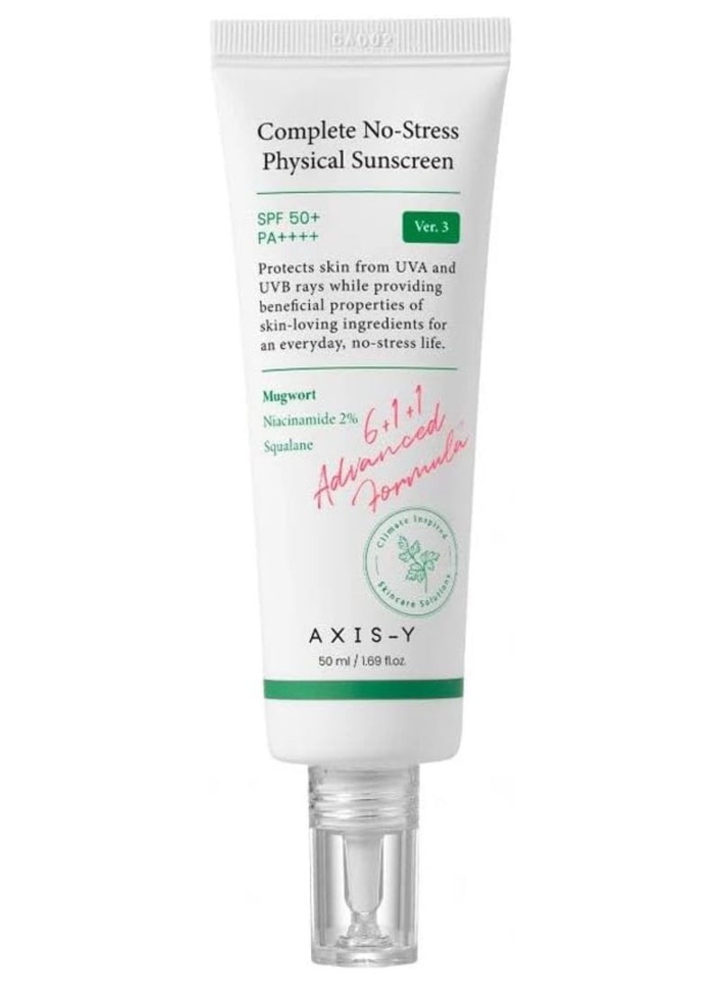 Complete No-Stress Physical Sunscreen 50ml