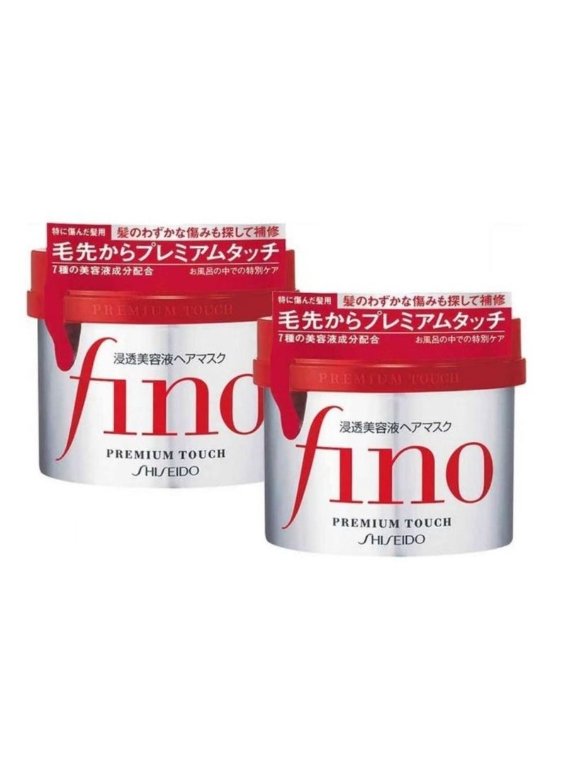 Fino Premium Touch Penetration Essence Hair Mask Hair Treatment 230g (Pack Of 2)
