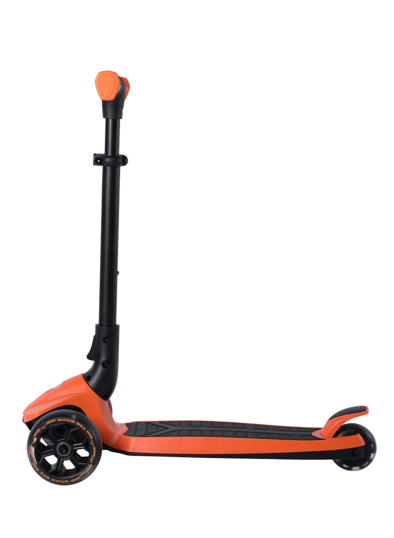 Lamborghini Kids Scooter - 3-Wheel, Adjustable Height, Foldable, Luminous Led Wheels, For Ages 3+