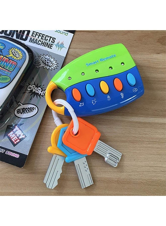 Remote Control Car Key Lock Educational Toy MY170801- Multicolour