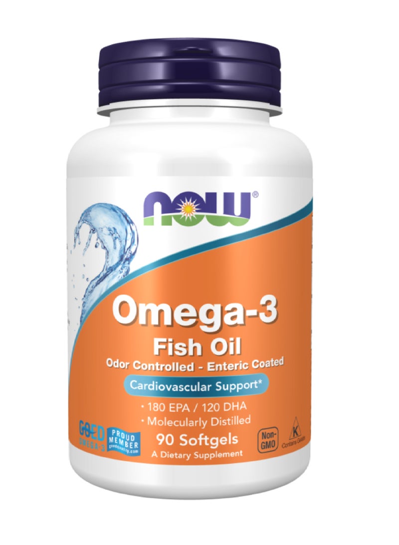 Now Omega-3 Fish Oil 90 softgels