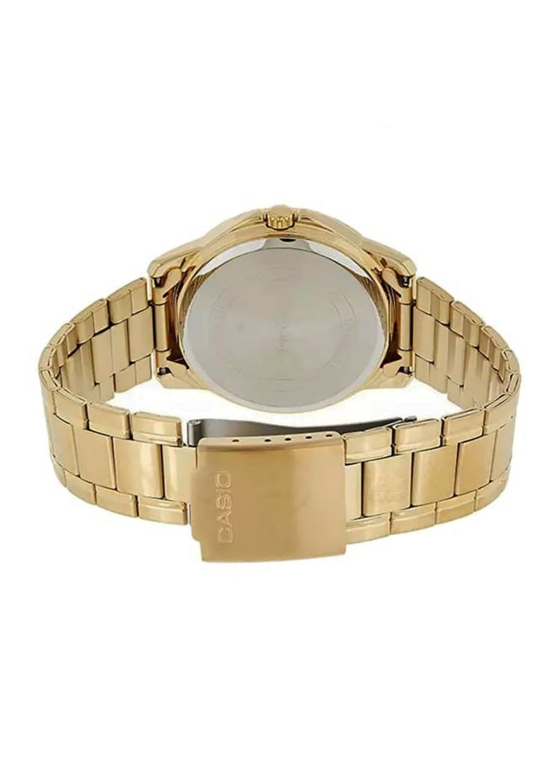 Men's Analog Quartz Gold Stainless Steel Watch MTP-V006G-1CUDF - 38mm