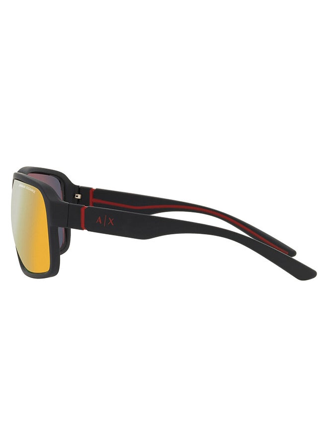 Men's Square Sunglasses - AX4131SU 80786Q 64 - Lens Size: 64 Mm