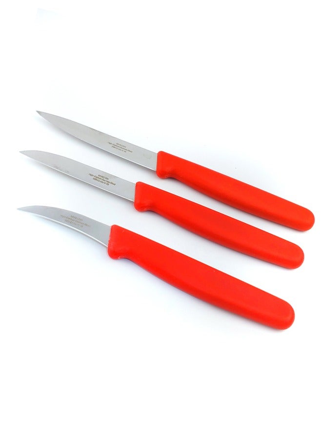 High Quality German High Carbon Steel Knife Set of 3 Pc's