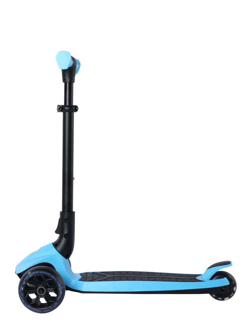 Lamborghini Kids Scooter - 3-Wheel, Adjustable Height, Foldable, Luminous Led Wheels, For Ages 3+