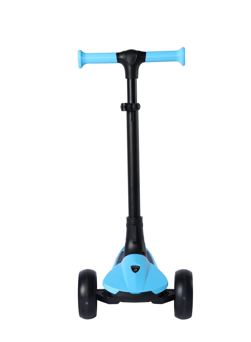 Lamborghini Kids Scooter - 3-Wheel, Adjustable Height, Foldable, Luminous Led Wheels, For Ages 3+