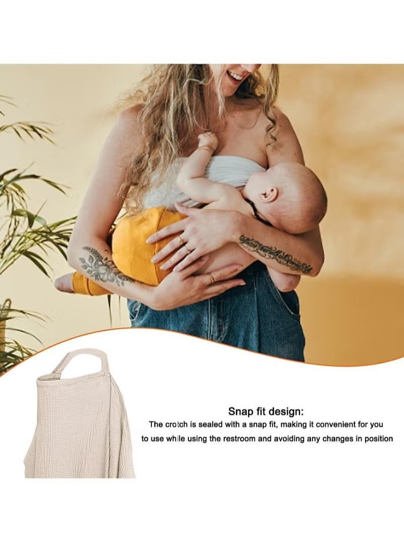 Breastfeeding cover, privacy cotton breast feeding cover cloak, 360 degree, breathable, comfortable breast feeding cover, with adjustable shoulder straps