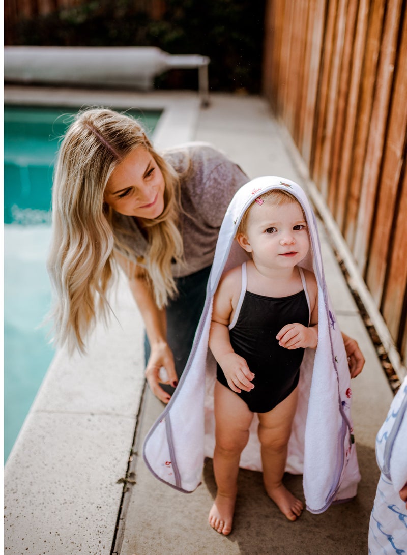 Cotton Muslin Hooded Infant Towel Mermaids