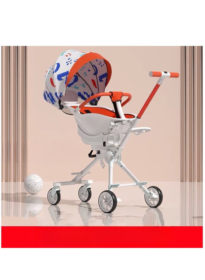 Conveniently foldable toddler and baby stroller designed for travel featuring a lightweight build compact design ample storage basket adjustable recline and easy one hand folding mechanism.