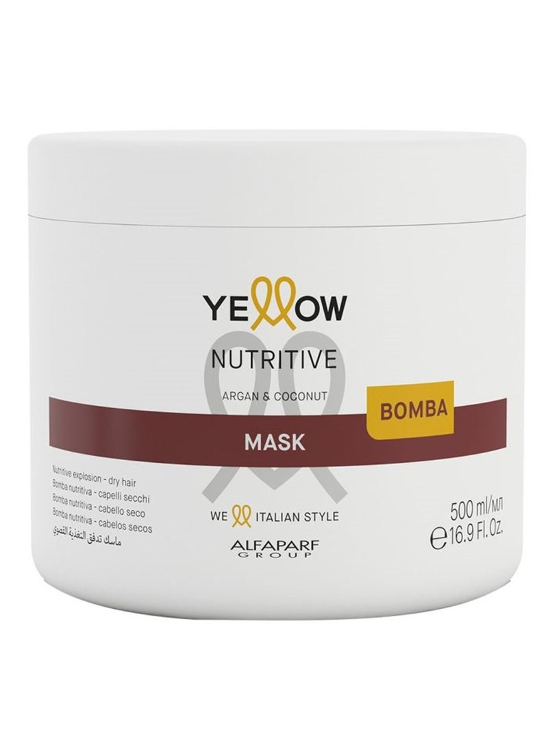 Yellow Nutritive Argan & Coconut Hair Mask 500 Ml