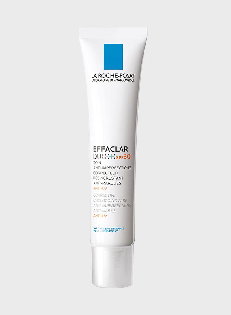 Effaclar Duo+ SPF30 Acne Treatment Cream for Oily and Acne Prone Skin 40ml