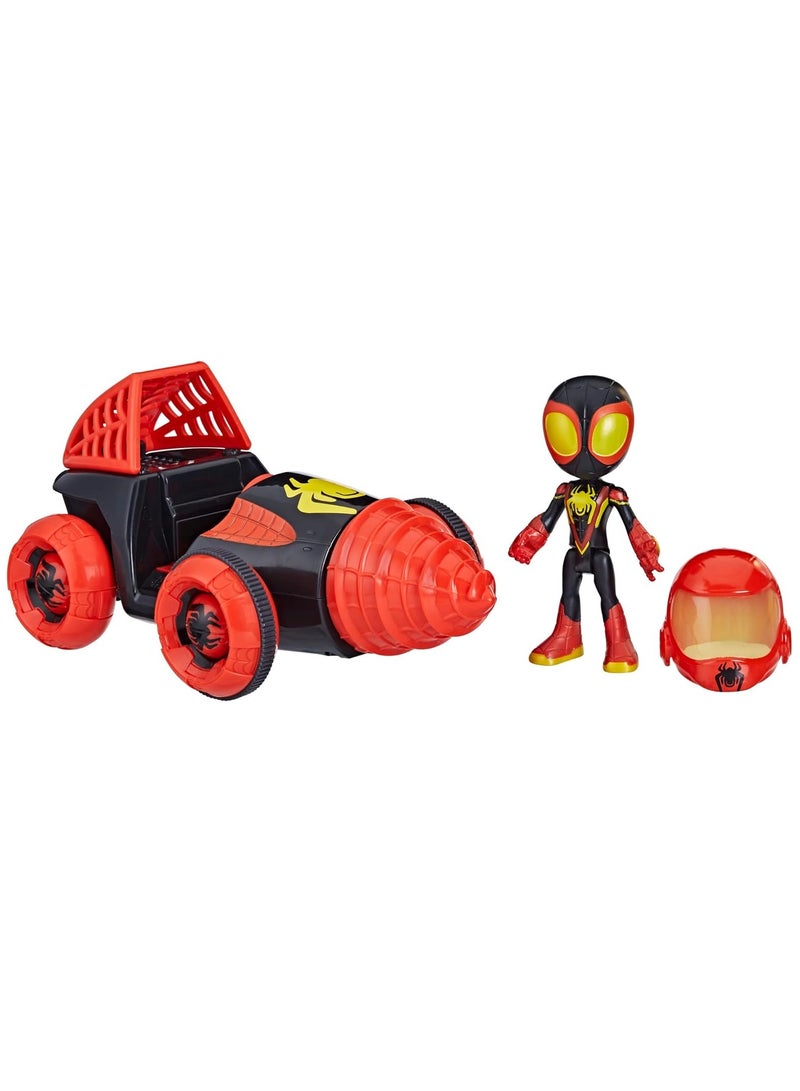 Miles with Drill Spinner Vehicle