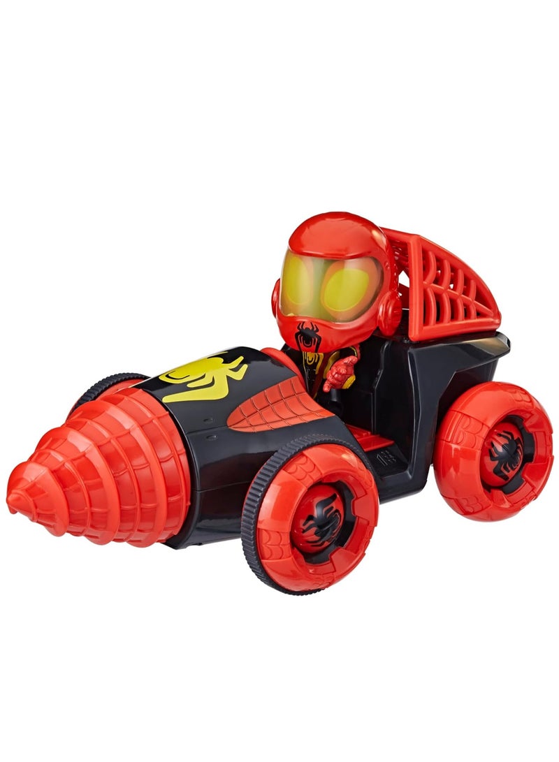 Miles with Drill Spinner Vehicle